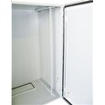 XtendLan 19" venkovní vodotěsný rozvaděč s krytím IP55, 17U, hloubka 450mm, 3-bodový zámek, šedý