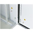 XtendLan 19" venkovní vodotěsný rozvaděč s krytím IP55, 17U, hloubka 450mm, 3-bodový zámek, šedý
