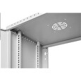 LEXI 19" nástěnný rozvaděč Basic 9U, šířka 520mm, hloubka 450mm, plechové dveře, bez zad, šedý