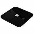 NOERDEN chytrá váha SENSORI Black/ nosnost 180 kg/ Bluetooth 4.0/ Wi-Fi/ 10 tělesných parametrů/ černá/ CZ app