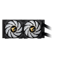 GIGABYTE vodní chladič AORUS WATERFORCE X 240, 120 mm ARGB, LCD displej