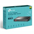 TP-LINK switch TL-SG1210MP. 9xGbE RJ45, 1xSFP/RJ45, 8x PoE+ 123W, fanless