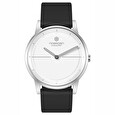 NOERDEN chytré hybridní hodinky MATE2 White & Black/ dotyk. safír. sklíčko/ 5 ATM/ výdrž až 6 měsíců/ bílo-černé/ CZ app