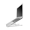 Stojánek FIXED Frame Fold pro notebooky a tablety, skládací stříbrný
