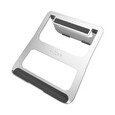 Stojánek FIXED Frame BOOK pro notebooky, hliníkový stříbrný