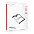 Stojánek FIXED Frame BOOK pro notebooky, hliníkový stříbrný