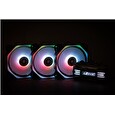 1stCOOL Fan KIT AURA EVO 4 ARGB, 3x HEXA2 ventilátor + ARGB řadič + dálkový ovladač