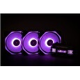 1stCOOL Fan KIT AURA EVO 4 ARGB, 3x HEXA2 ventilátor + ARGB řadič + dálkový ovladač