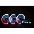 1stCOOL Fan KIT AURA EVO 2 ARGB, 3x Dual Ring ventilátor + řadič + dálkový ovladač