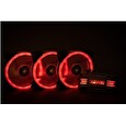 1stCOOL Fan KIT AURA EVO 2 ARGB, 3x Dual Ring ventilátor + řadič + dálkový ovladač