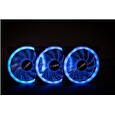 1stCOOL Fan KIT AURA EVO 1 ARGB, 3x Dual Ring ventilátor + ARGB Nano řadič