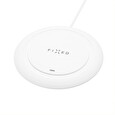 Podložka FIXED Pad pro rychlé bezdrátové nabíjení telefonu, 10W, bílá
