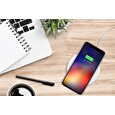 Podložka FIXED Pad pro rychlé bezdrátové nabíjení telefonu, 10W, bílá