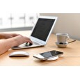 Podložka FIXED Pad pro rychlé bezdrátové nabíjení telefonu, 10W, bílá