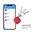 Lokátor FIXED Smile PRO Smart tracker, 4-PACK, černý, bílý, modrý, červený