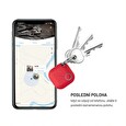 Lokátor FIXED Smile PRO Smart tracker, 4-PACK, černý, bílý, modrý, červený