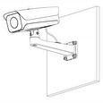 Dahua PFB605W Držák pro montáž kamery na zeď, rameno 284mm, hliník