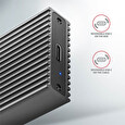 Axagon EEM2-XR, USB-C 3.2 Gen 2 - M.2 NVMe SSD kovový RADIATOR box s dvěma chladiči
