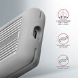 Axagon EEM2-XS, USB-C 3.2 Gen 2 - M.2 NVMe SSD kovový SHOCKPROOF box s dvěma chladiči