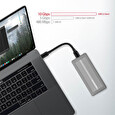 Axagon EEM2-XS, USB-C 3.2 Gen 2 - M.2 NVMe SSD kovový SHOCKPROOF box s dvěma chladiči