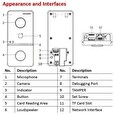 Videotelefon Hikvision DS-KV6113-WPE1 IP dveřní interkom, 1 tlačítkový, 2MP, čtečka, WiFi