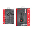 Genesis herní optická myš KRYPTON 200/RGB/6400 DPI/Herní/Optická/6 000 DPI/Drátová USB/Černá