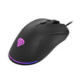 Genesis herní optická myš KRYPTON 200/RGB/6400 DPI/Herní/Optická/6 000 DPI/Drátová USB/Černá