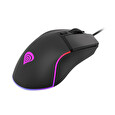 Genesis herní optická myš KRYPTON 220/RGB/6400 DPI/Herní/Optická/6 000 DPI/Drátová USB/Černá