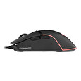 Genesis herní optická myš KRYPTON 220/RGB/6400 DPI/Herní/Optická/6 000 DPI/Drátová USB/Černá