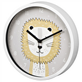 Hodiny Hama Lucky Lion, dětské nástěnné, průměr 25 cm, tichý chod