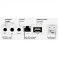 Rádio Hama DIR3115MS digitální a internetové, FM/DAB/DAB+/Multiroom, ovládání aplikací, bílé