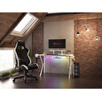 Genesis herní stůl Holm 320, RGB podsvícení, bílý, 120x60cm, 3xUSB 3.0, bezdrátová nabíječka