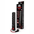 Acar F5 5m kabel, 5 zásuvek, přepěťová ochrana, max.proud 16A, černý