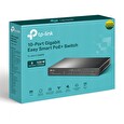 Switch TP-LINK TL-SG1210MPE Easy Smart, 8x GLAN/PoE+, 1x GLAN, 1x SFP, 123W