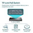 Switch TP-LINK TL-SG1210MPE Easy Smart, 8x GLAN/PoE+, 1x GLAN, 1x SFP, 123W