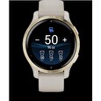 Garmin GPS sportovní hodinky Venu® 2S Rose Gold/White Leather Band