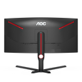 AOC MT VA LCD WLED 34" CU34G3S/BK - VA panel, 165Hz, 3440x1440, 2xHDMI, 2xDP, USB 3.2, repro, nast vyska, zakriven
