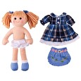 Panenka Bigjigs Toys látková Katie 34 cm