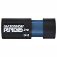 Patriot Supersonic Rage Lite 64GB / USB 3.2 Gen 1 / černá