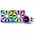 NZXT vodní chladič Kraken X63 RGB / 2x 140mm fan / LGA 2066/2011(-3)/1366/1156/1155/1151/1150/AM4/ bílý / 6 let