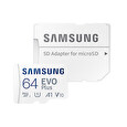 Samsung EVO Plus/micro SDXC/64GB/UHS-I U1 / Class 10/+ Adaptér