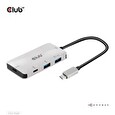 Club3D hub USB-C PD na 2x USB-C 10G porty a 2x USB-A 10G porty