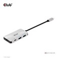 Club3D hub USB-C PD na 2x USB-C 10G porty a 2x USB-A 10G porty