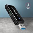 Axagon CRE-S2N, USB-A 3.2 Gen 1 - SUPERSPEED čtečka karet, 2-slot & lun SD/microSD, podpora UHS-I