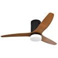 IMMAX NEO LITE VENTO SMART stropní svítidlo s ventilátorem 18W Tuya Wi-Fi hnědo-černé