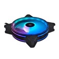 CHIEFTEC RGB větrák NF-3012-RGB, 120x120x25 mm, with 3 pin/ 4pin connector