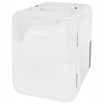 Nedis přenosná mini lednička/ objem 4 litry/ rozsah chlazení 8 - 18 °C/ AC 100 - 240 V / 12 V/ spotřeba 50 W/ bílá