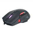 Myš Marvo G945, optická, drátová, herní, podsvícená, 10000DPI, černá