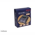 Akasa montážní kit pro 2,5" HDD do 3,5" pozice, 2x 2,5" HDD/SSD, 2ks v balení, černá