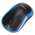 Myš Marvo DWM100BL, optická, bezdrátová, kancelářská, 1000DPI, černo-modrá